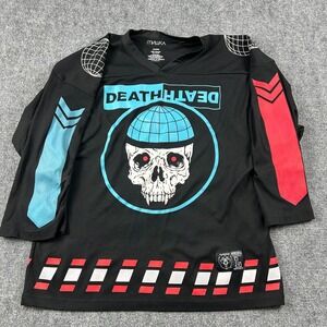 Mishka Jersey Mens Large Black Death Adders Global Sacrifice Long Sleeve Street